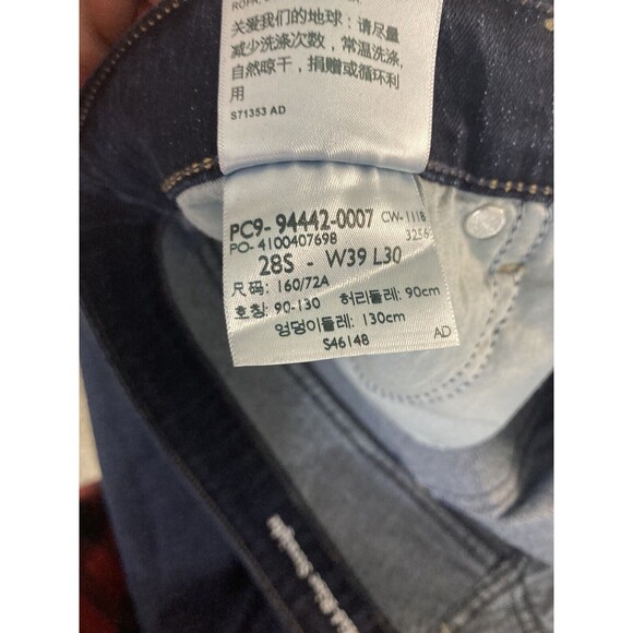 Levi Strauss Women Jeans 28S Mid Rise Straight Simple Stretch premium signature - Picture 7 of 11
